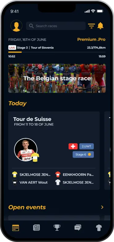 Cycling Fantasy App